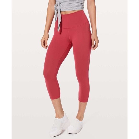 Lululemon Wunder Under Crop (Hi-Rise) 21" Size 4 - Picture 1 of 5